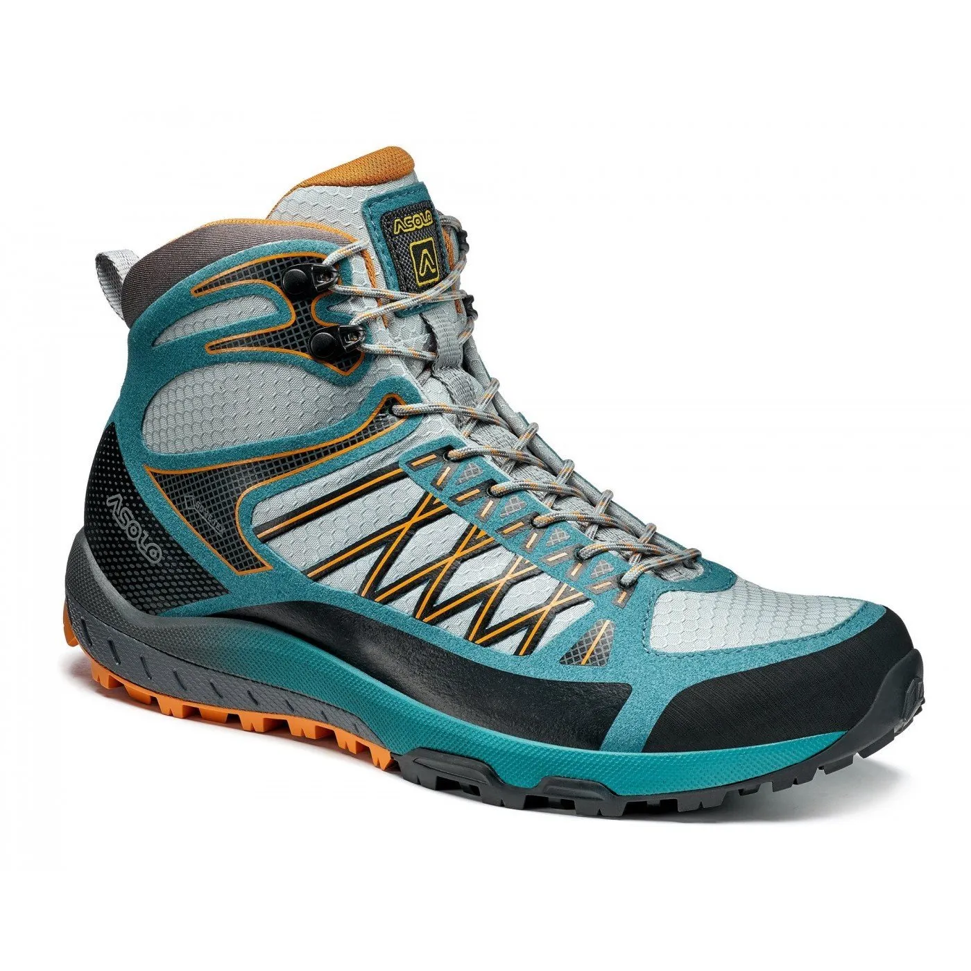 Asolo Grid Mid GV Womens Hiking Boot - Sky Grey/North Sea