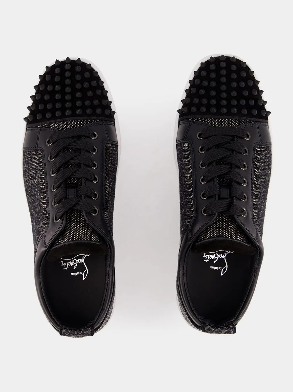 Black Louis Junior Spikes Sneakers