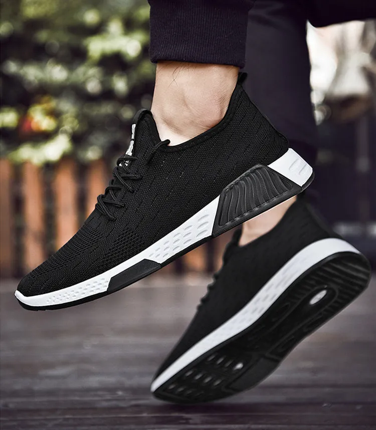 Black No-slip Sneakers Shoes