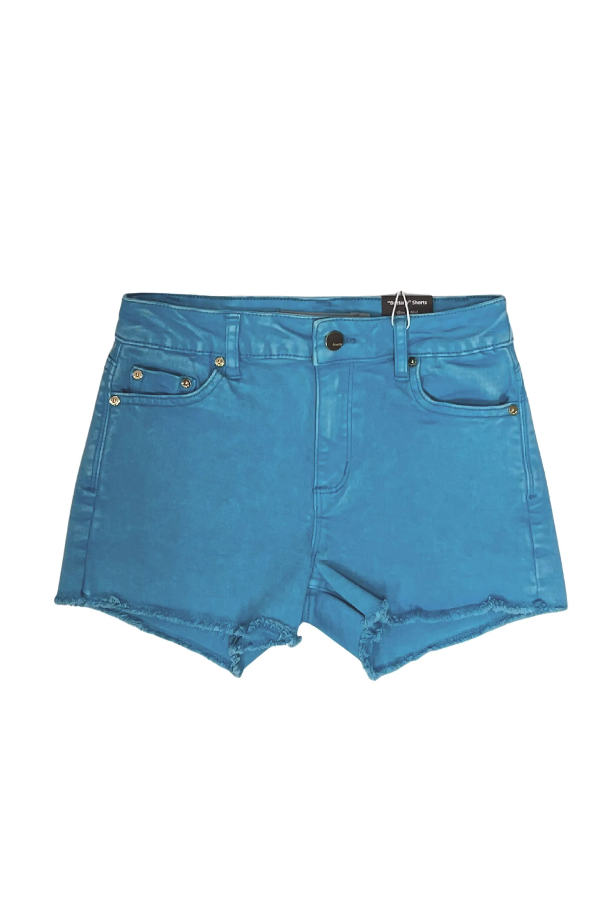 Brittany - Neon Color Fray Hem Shorts