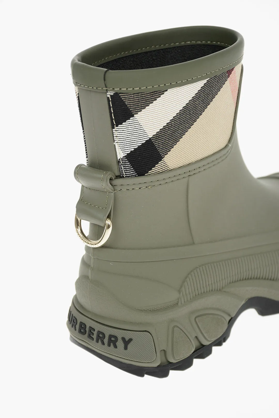 BURBERRY HOUSE CHECK RAIN BOOTS