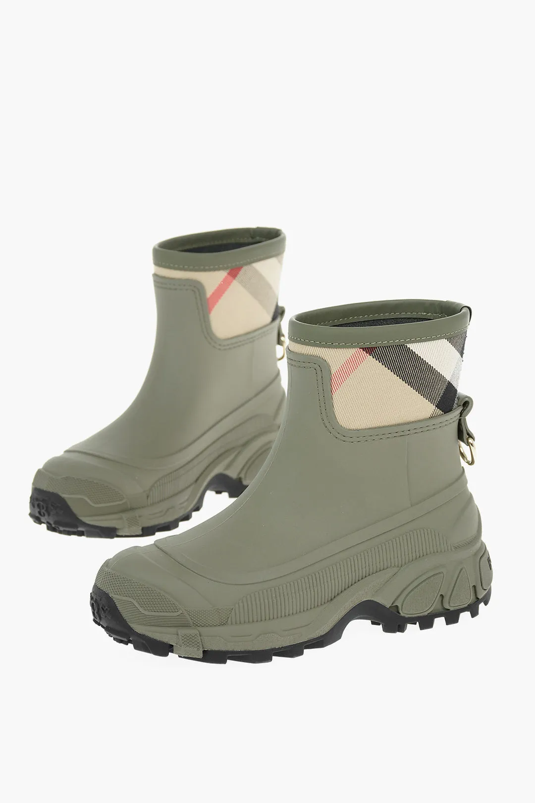 BURBERRY HOUSE CHECK RAIN BOOTS