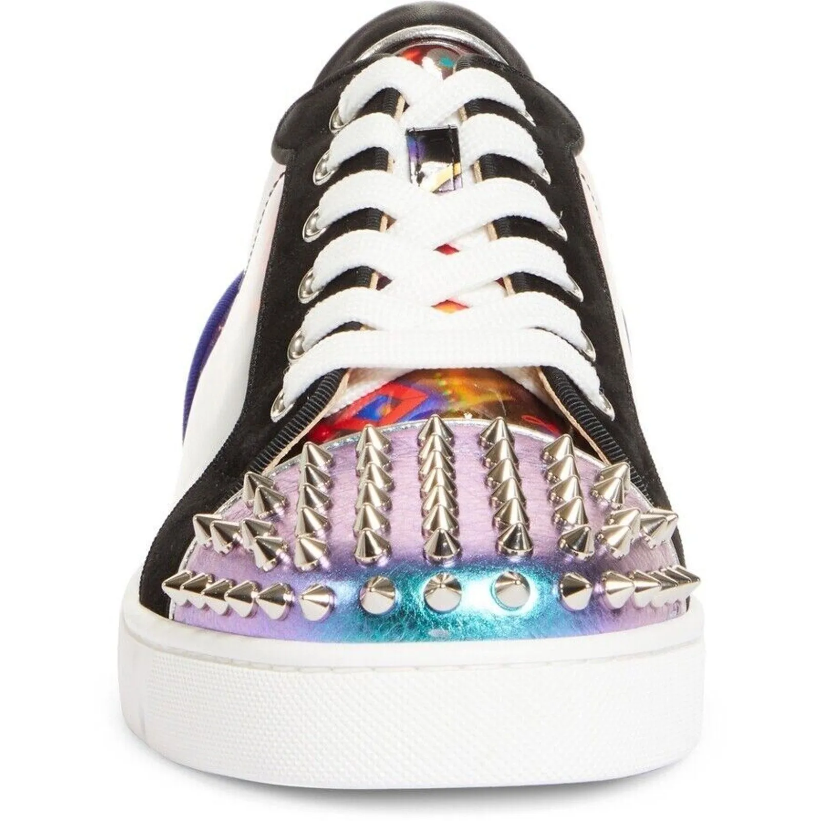 Christian Louboutin Louis Jr Spikes Orlato Low-Top Sneakers Multi