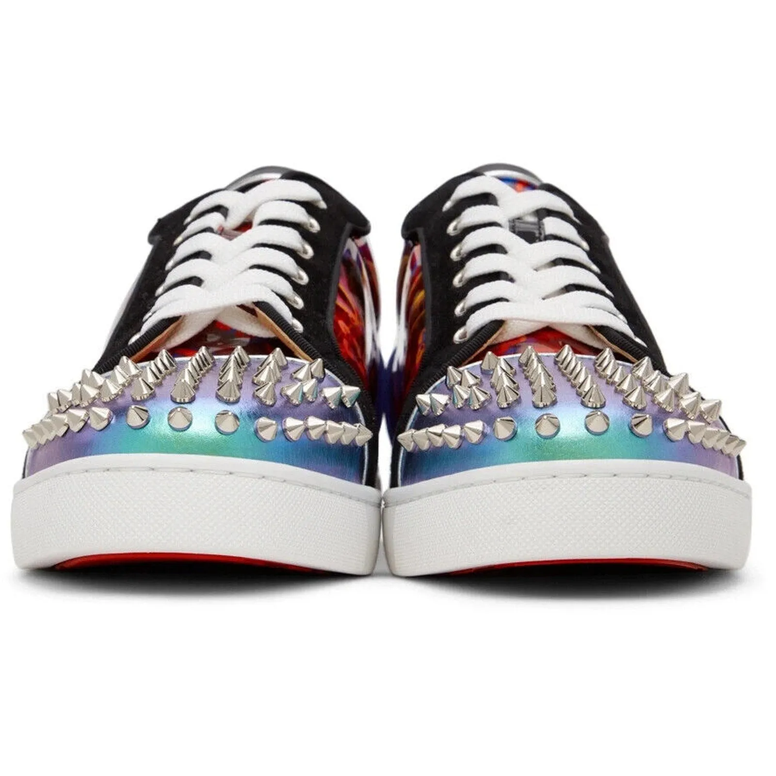 Christian Louboutin Louis Jr Spikes Orlato Low-Top Sneakers Multi