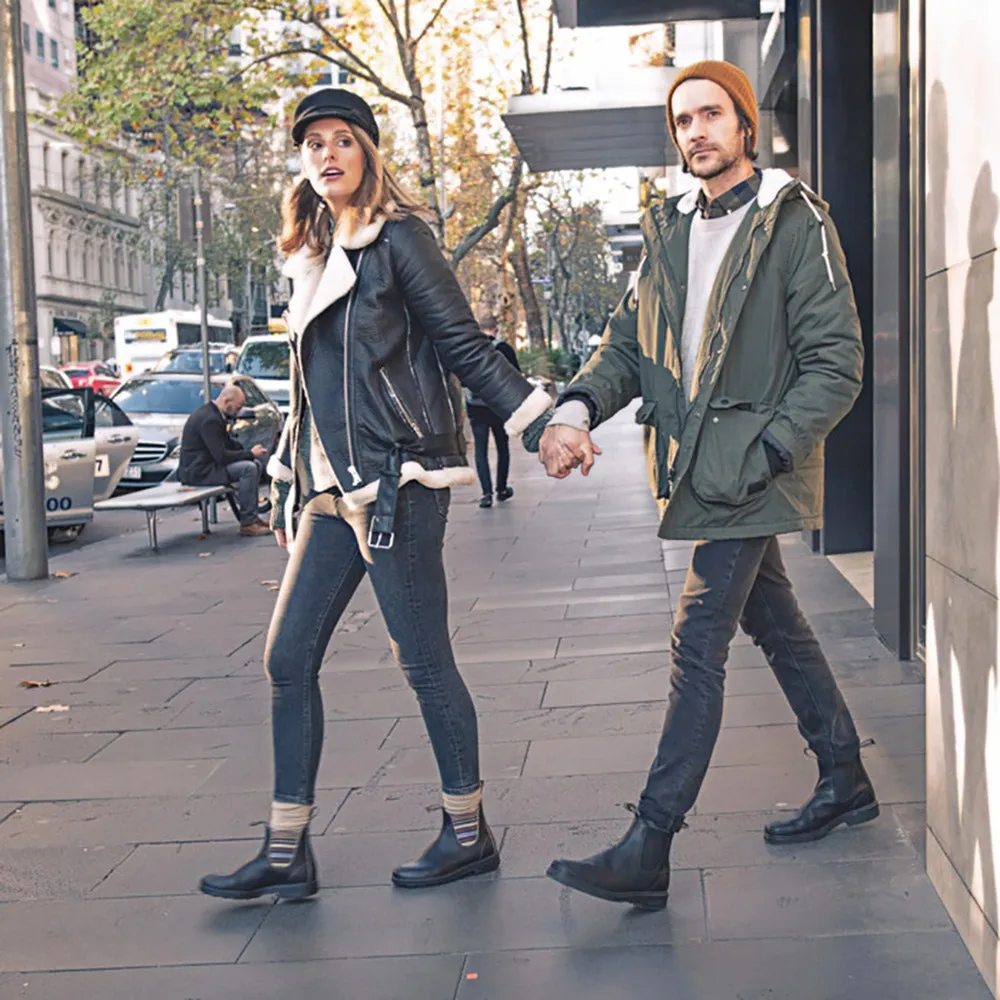 Classic Chelsea Boots Striped #1409 Stout Brown