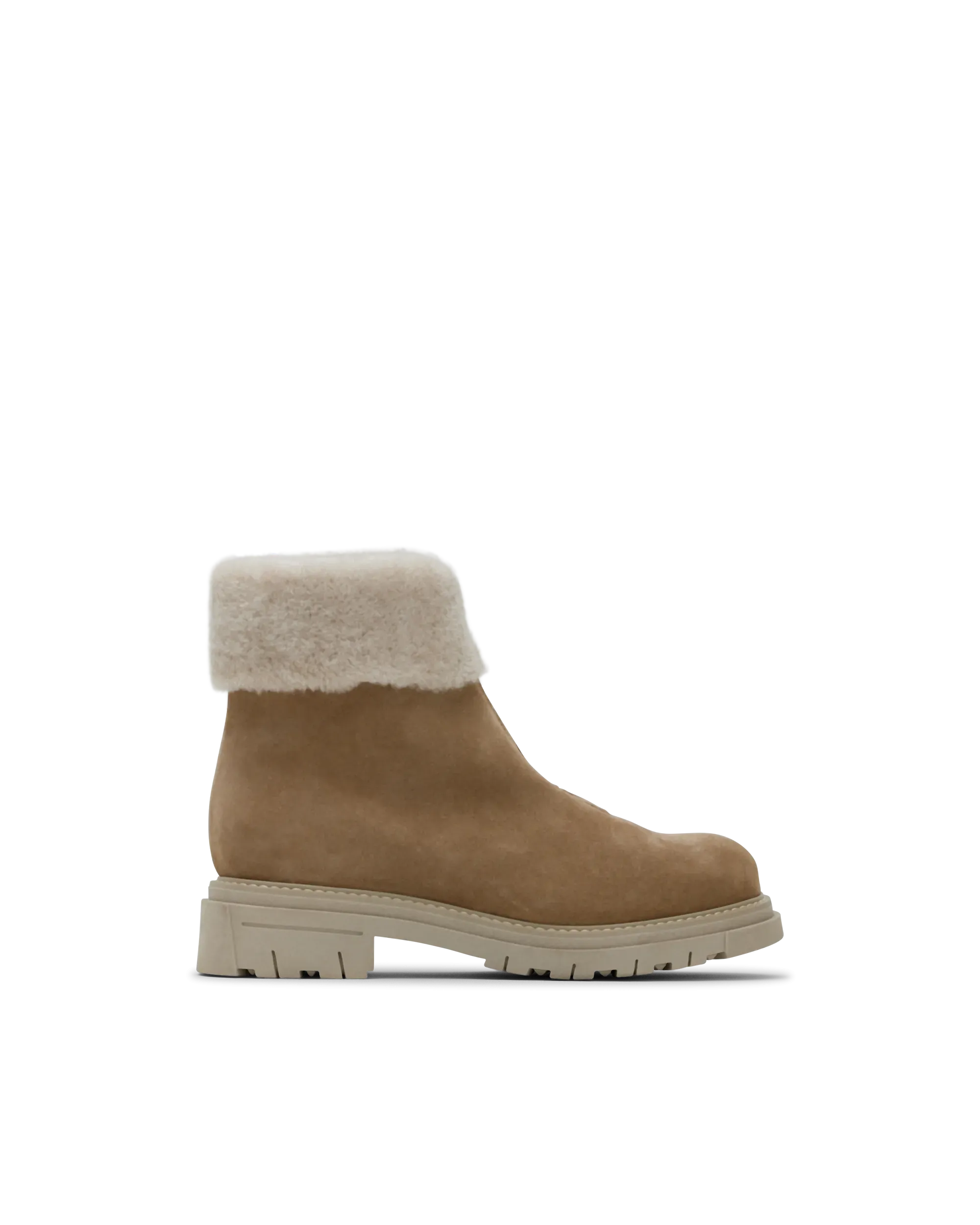 Dafna Shearling-Lined Suede Boots