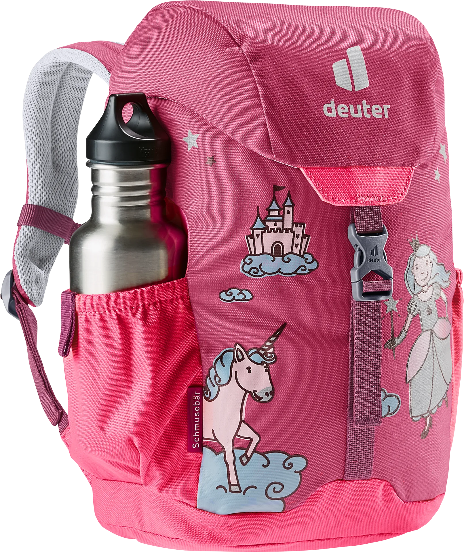 DEUTER Kinder-Rucksack <br> Schmusebär 8L<br> bequem & leicht<br> mit Brustgurt und herausnehmbarem Sitzkissen<br> ab ca. 3.5 Jahren 24-30cm Rückenlänge