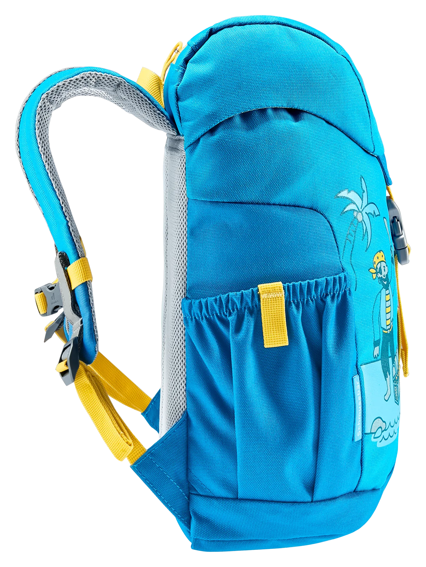 DEUTER Kinder-Rucksack <br> Schmusebär 8L<br> bequem & leicht<br> mit Brustgurt und herausnehmbarem Sitzkissen<br> ab ca. 3.5 Jahren 24-30cm Rückenlänge