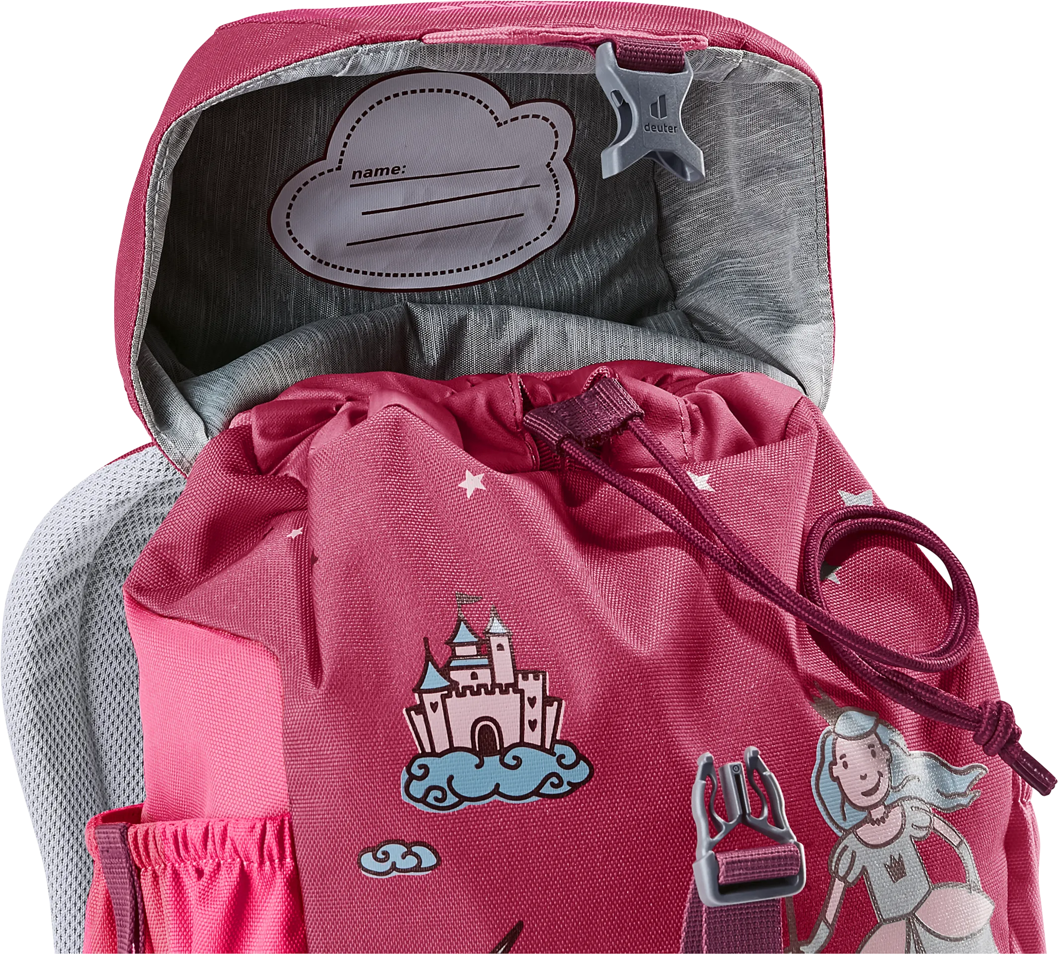 DEUTER Kinder-Rucksack <br> Schmusebär 8L<br> bequem & leicht<br> mit Brustgurt und herausnehmbarem Sitzkissen<br> ab ca. 3.5 Jahren 24-30cm Rückenlänge