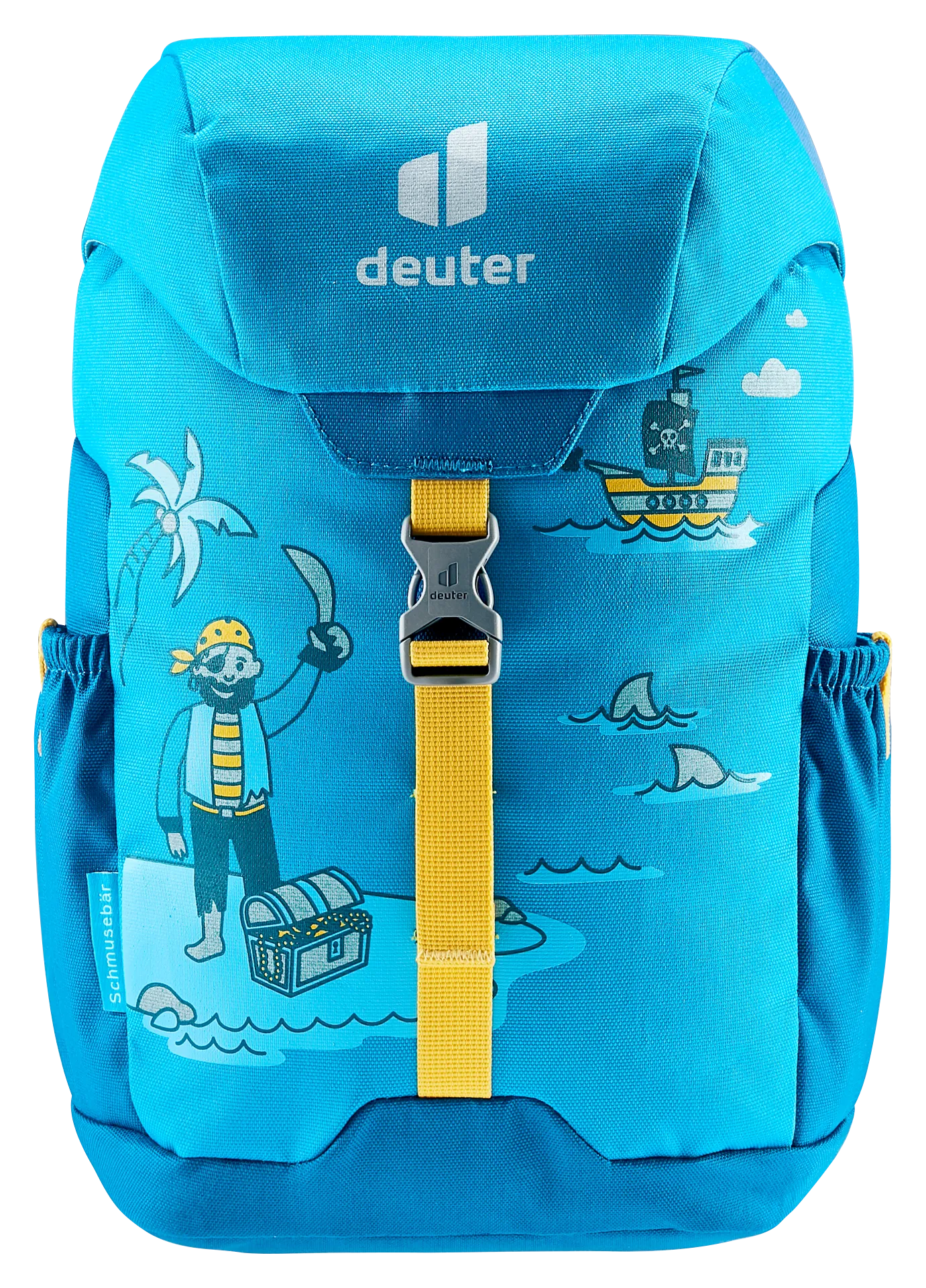 DEUTER Kinder-Rucksack <br> Schmusebär 8L<br> bequem & leicht<br> mit Brustgurt und herausnehmbarem Sitzkissen<br> ab ca. 3.5 Jahren 24-30cm Rückenlänge