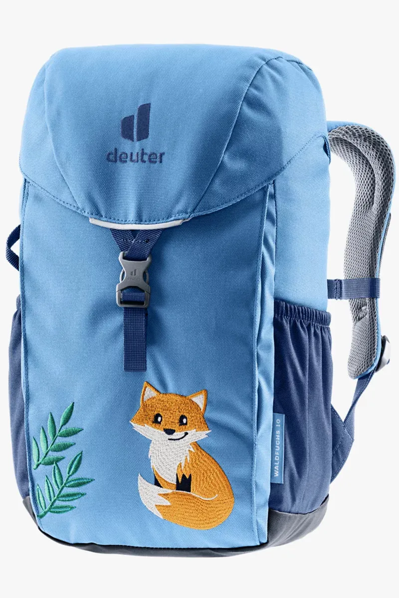 DEUTER Kinder-Rucksack <br> Waldfuchs 10L<br> bequem & leicht<br> mit Brustgurt, herausnehmbarem Sitzkissen und Regenhülle<br> ab ca. 3.5 Jahren 24-30cm Rückenlänge