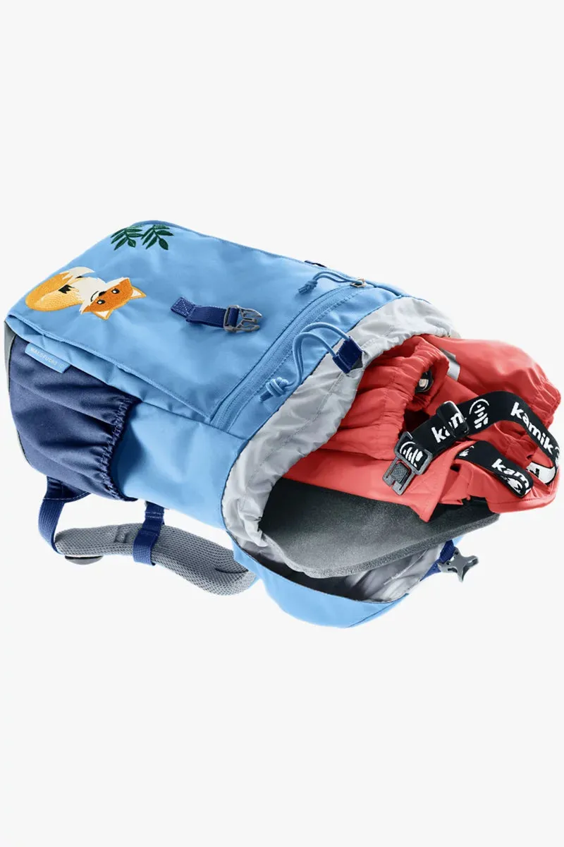 DEUTER Kinder-Rucksack <br> Waldfuchs 10L<br> bequem & leicht<br> mit Brustgurt, herausnehmbarem Sitzkissen und Regenhülle<br> ab ca. 3.5 Jahren 24-30cm Rückenlänge