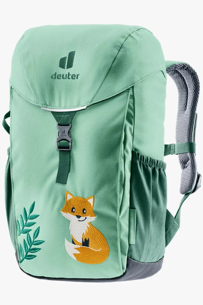 DEUTER Kinder-Rucksack <br> Waldfuchs 10L<br> bequem & leicht<br> mit Brustgurt, herausnehmbarem Sitzkissen und Regenhülle<br> ab ca. 3.5 Jahren 24-30cm Rückenlänge