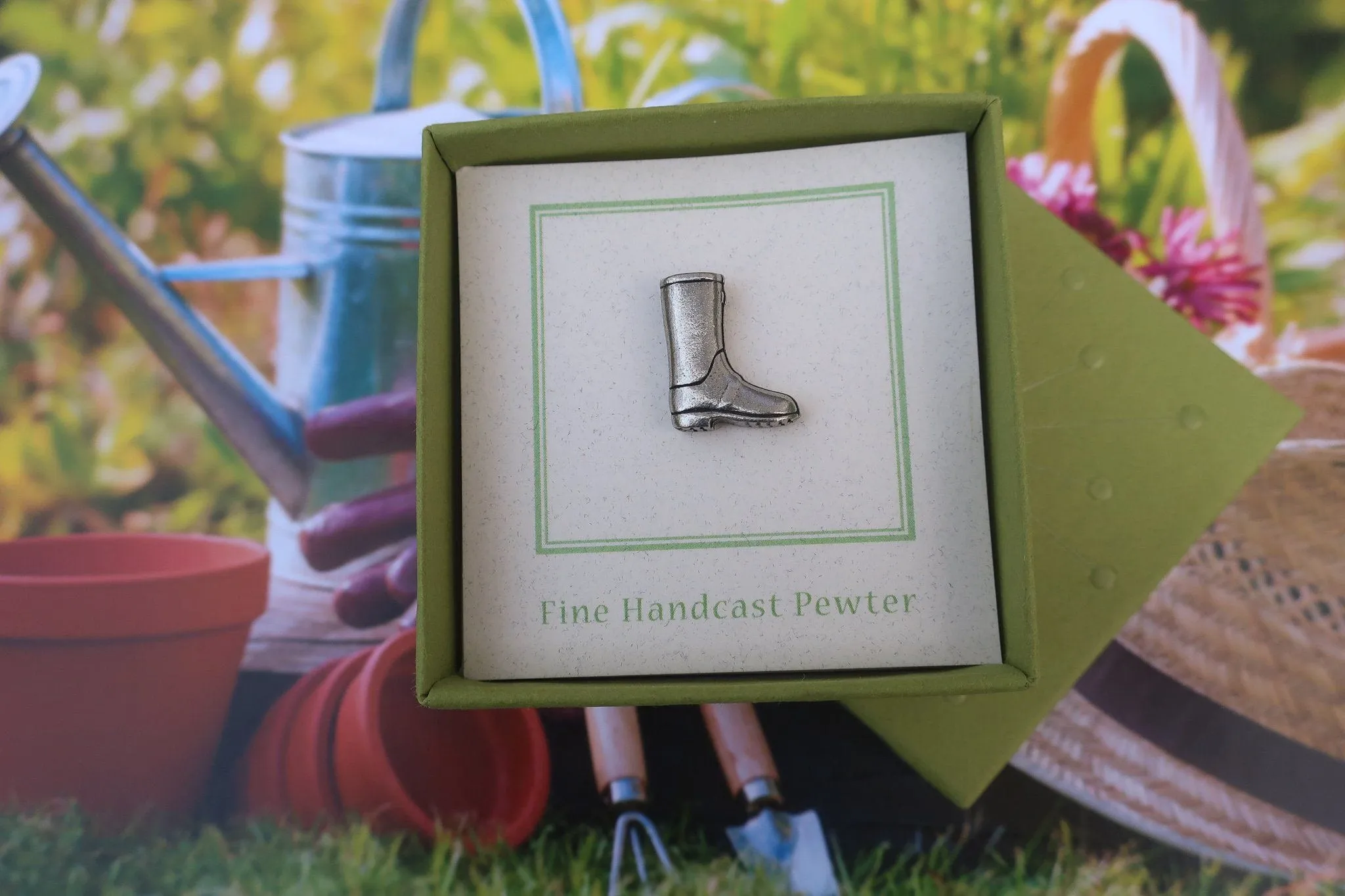 Garden Boot Lapel Pin