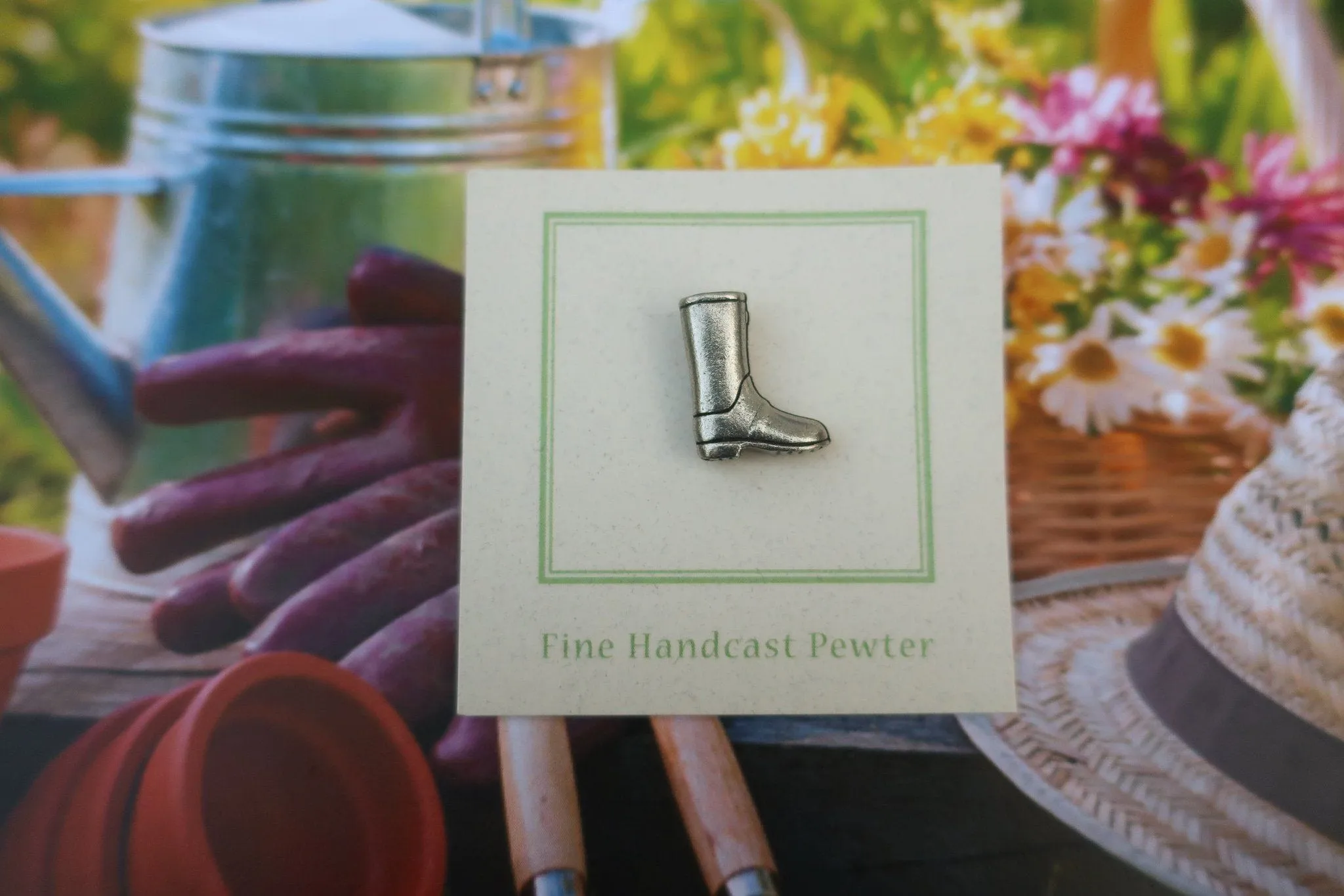 Garden Boot Lapel Pin