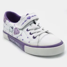 Girls Sneakers 5667-White/Purple