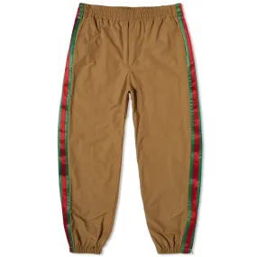 Gucci Taped Sweatpants, Beige