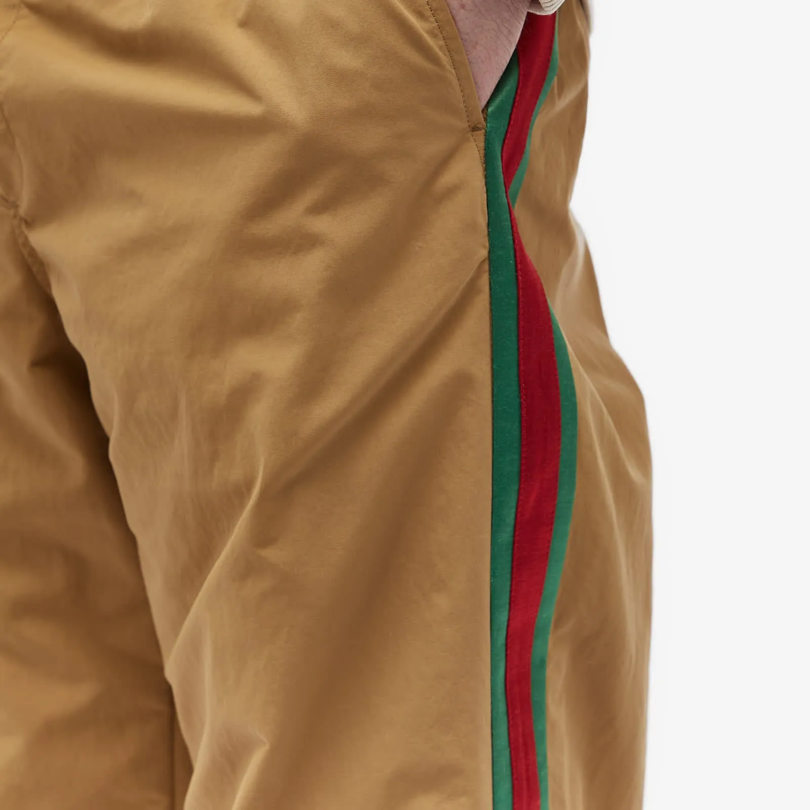 Gucci Taped Sweatpants, Beige