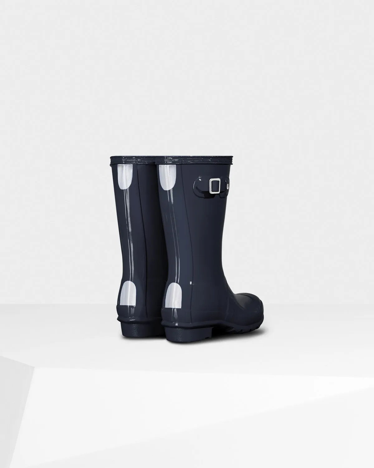 Hunter Navy Kids Original Gloss Rainboot