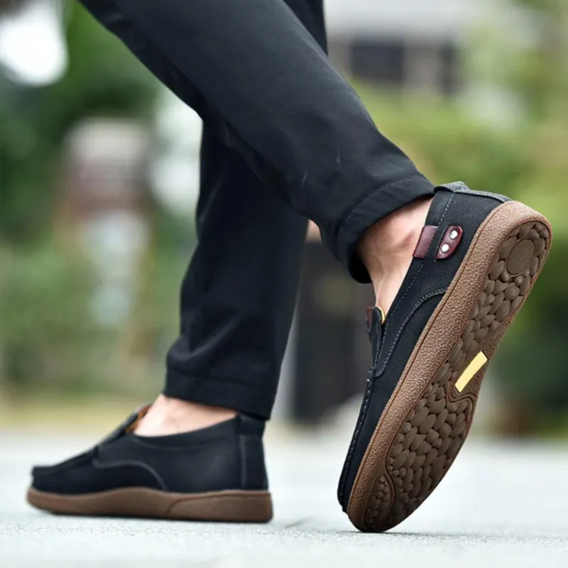 Men's Casual Genuine Leather Slip-Ons