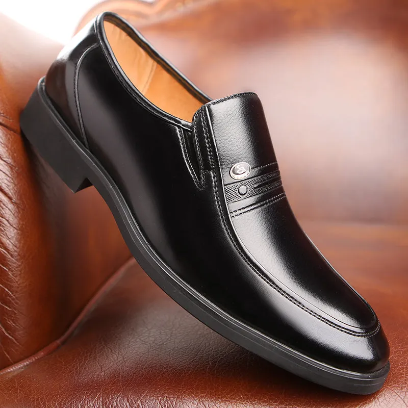 Men's Genuine Leather Breathable Dress Shoes