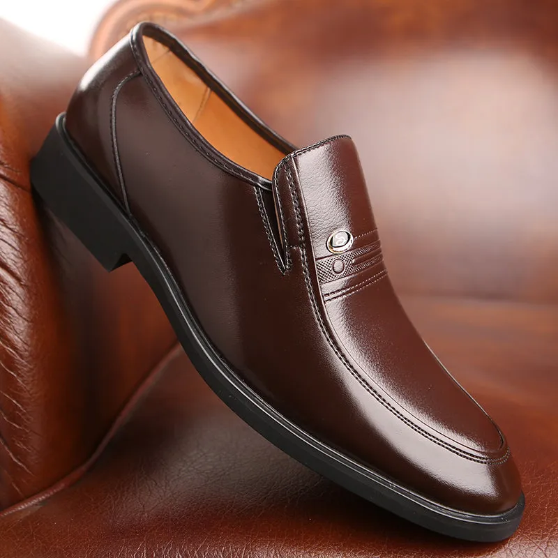 Men's Genuine Leather Breathable Dress Shoes