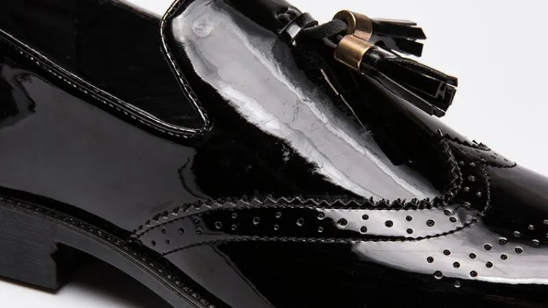 Men's Leather Dress Shoes With Tassels