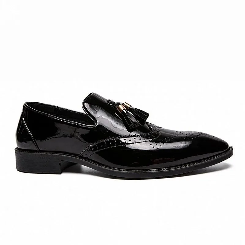 Men's Leather Dress Shoes With Tassels