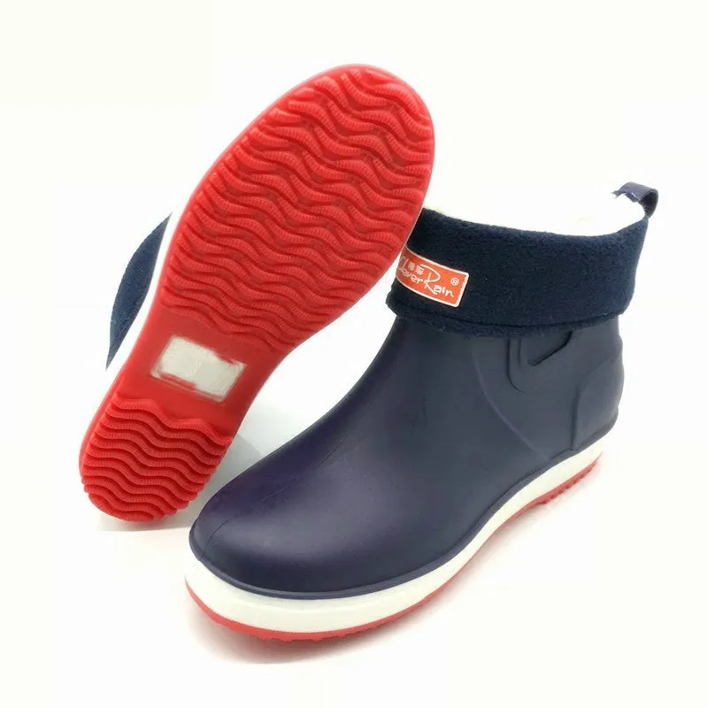 Men's Winter Waterproof Rain Boots