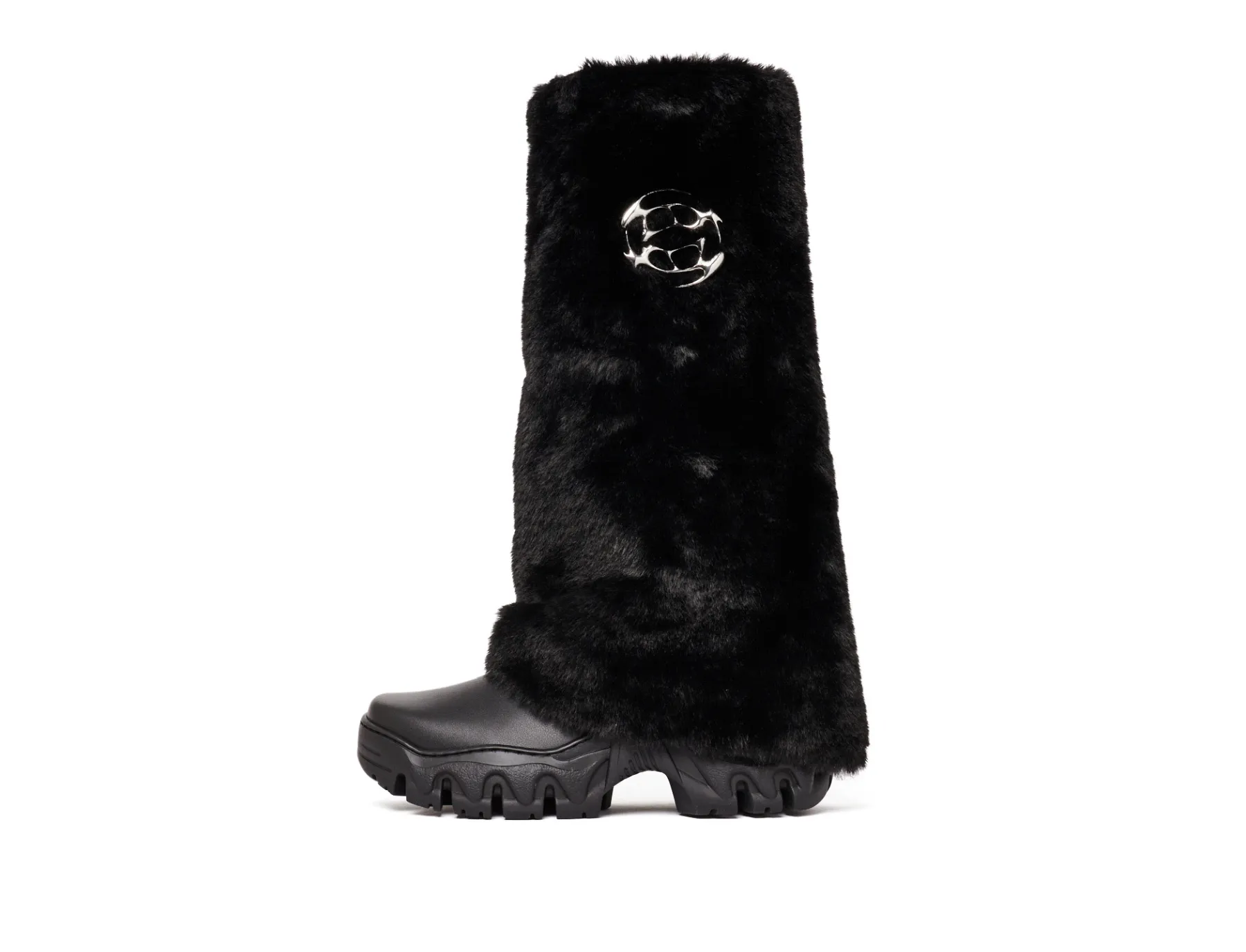 RAIN BLACK FAUX FUR