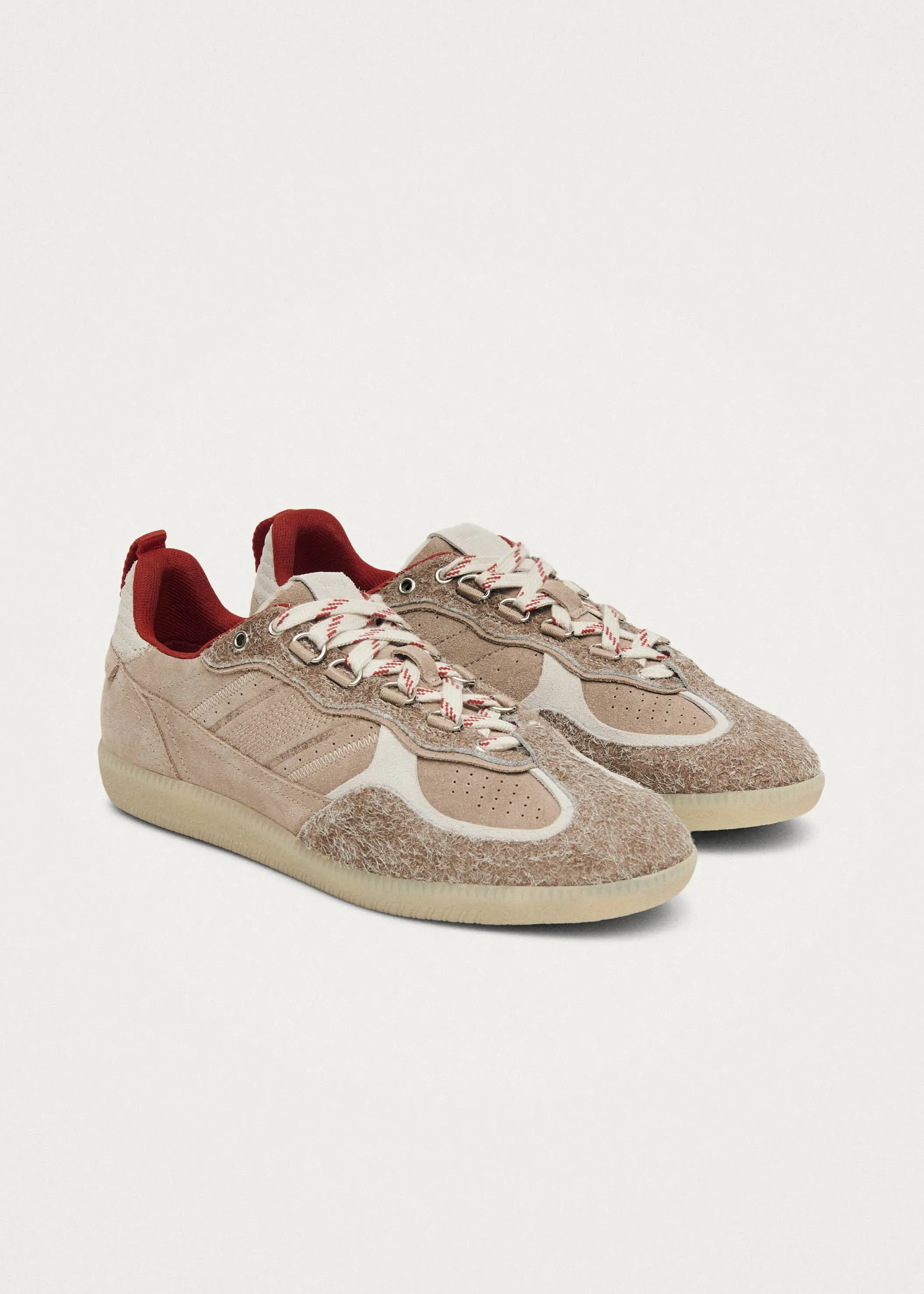 Tb.490 Trek Beige Leather Sneakers