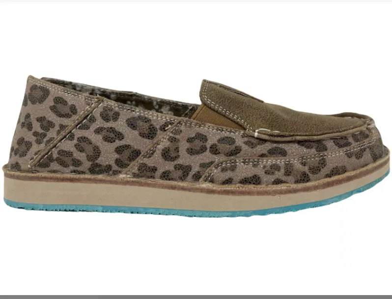 Very G Millie Leopard Taupe Slip On