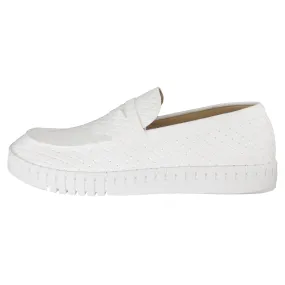 White 718 Slip On