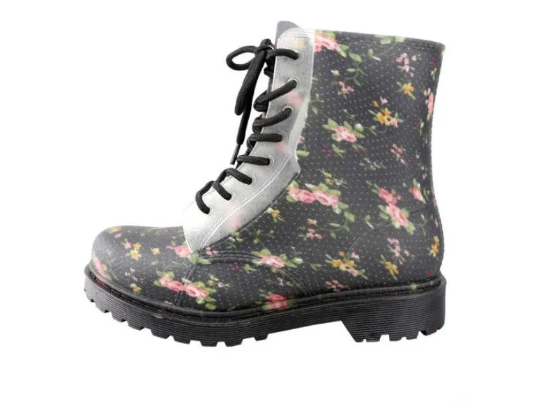 Women's Autumn Rubber Ankle Rain Boots