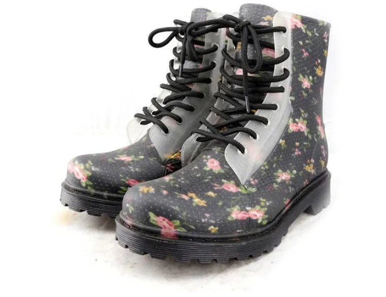 Women's Autumn Rubber Ankle Rain Boots