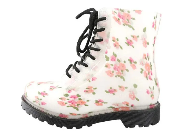 Women's Autumn Rubber Ankle Rain Boots