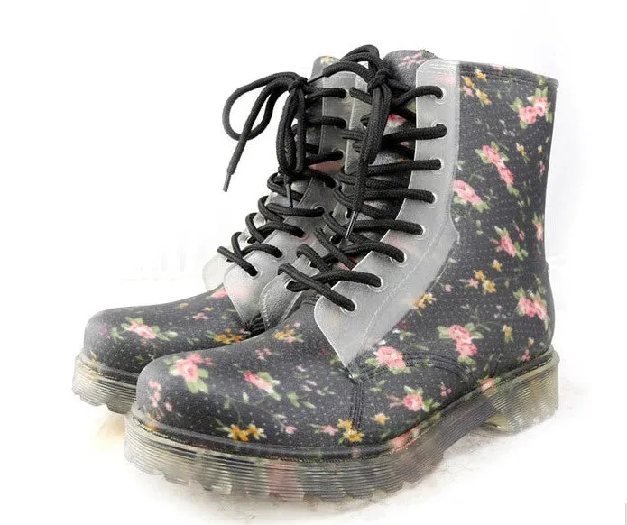 Women's Autumn Rubber Ankle Rain Boots