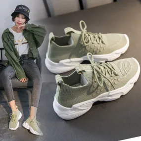 xiangtuibao  Women Fashion Shoes Color Casual Sport Sneakers Female Trend Casual Women's Vulcanize Shoes Comfortable Mesh Women's Shoes